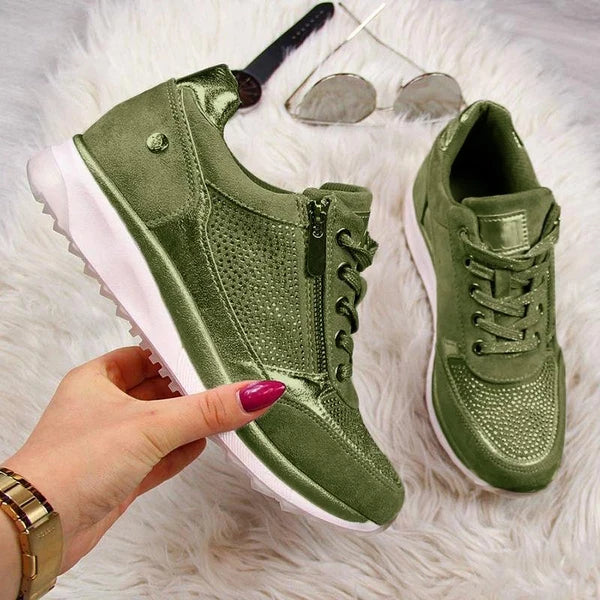 Ginette | Zip-Up Orthopedic Sneakers