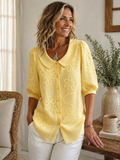 Serena | Bloom Button Blouse