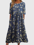 Lynley - Robe midi décontractée