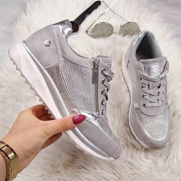 Ginette | Zip-Up Orthopedic Sneakers