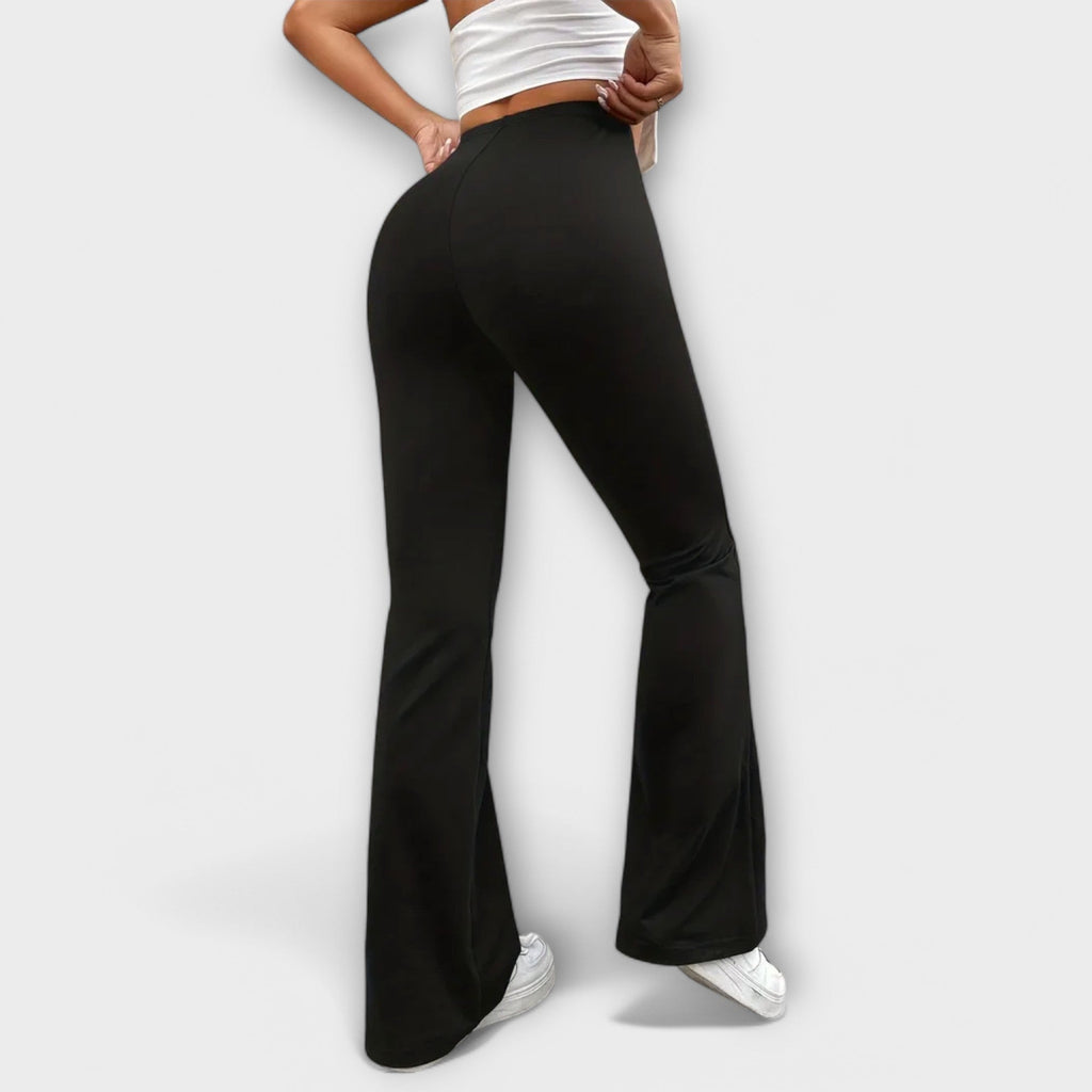 Serena - Pantalon décontracté à jambe évasée